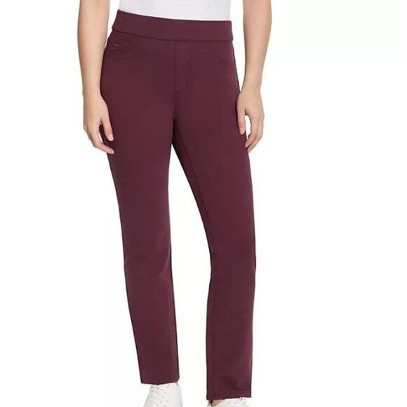 Nine West Women's Jeans 4 Heidi Pull On Denim Pant Jeans Plum Purple Size 4 - Picture 1 of 9